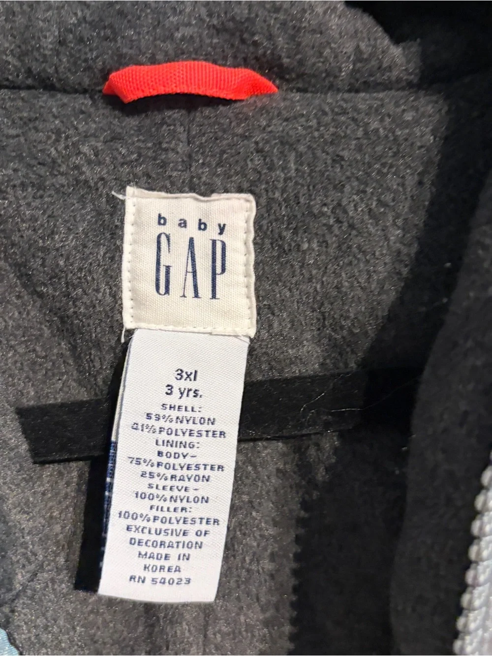 Baby Gap Metallic Silver Snow Suit Size 3T Silver Full Zip